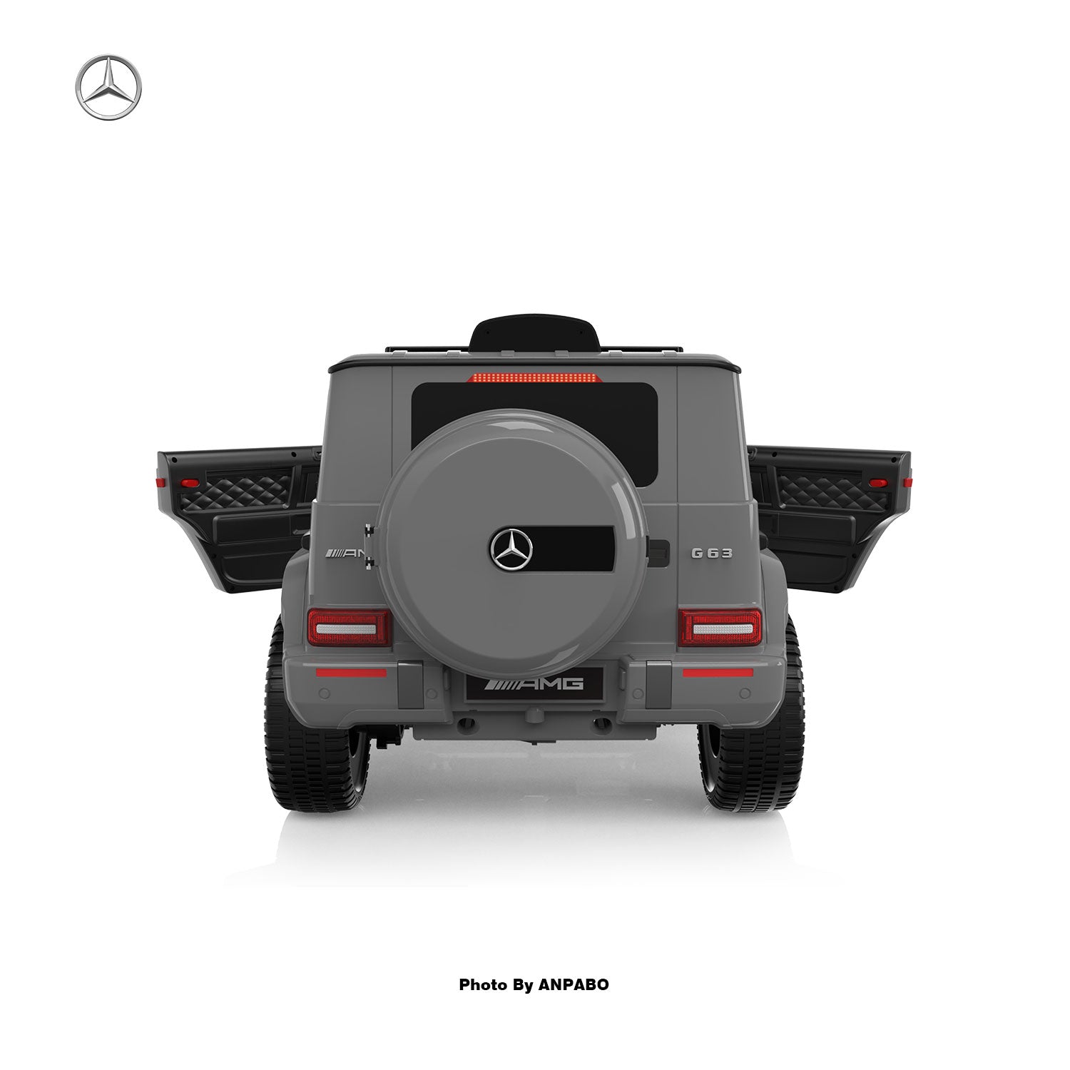 12V 2-Seater Mercedes-Benz G63 Kids Ride On Car/SUV with Remote Control-gray