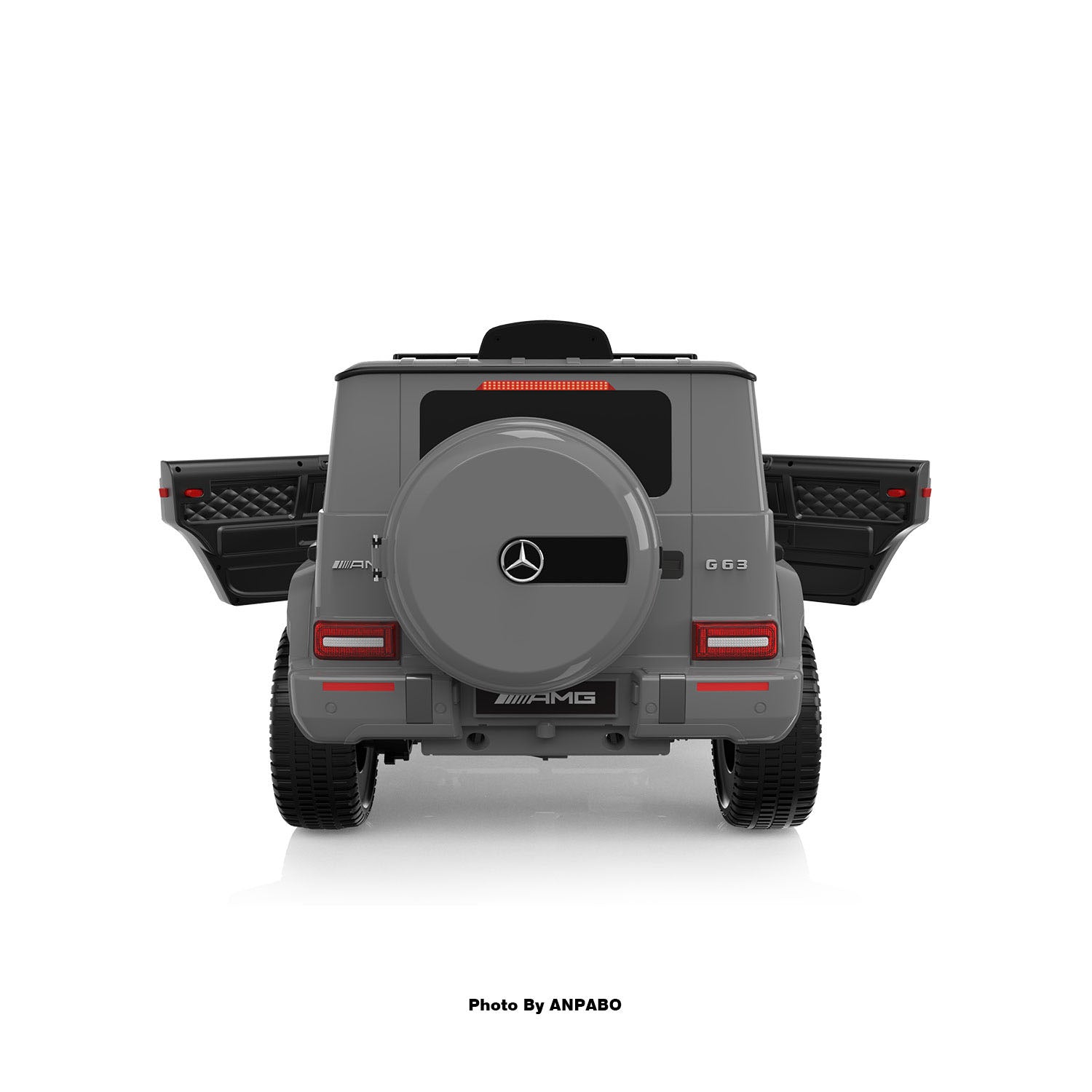 12V 2-Seater Mercedes-Benz G63 Kids Ride On Car/SUV with Remote Control-gray