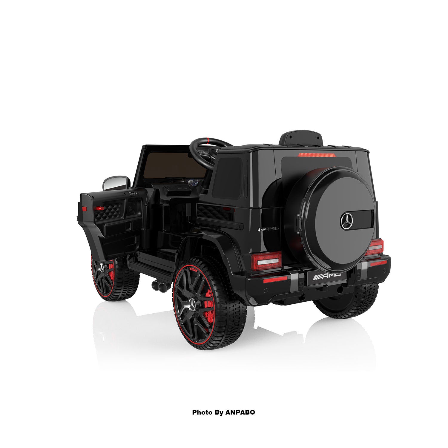 24V 2-Seater Mercedes-Benz G63 Kids Ride On Car/SUV with Remote Control-black