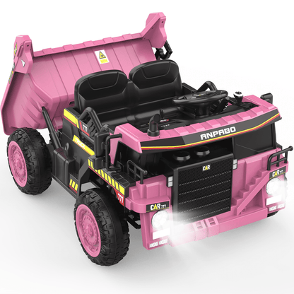 ANPABO 12V Truck Two Seater With Remote/Bluetooth