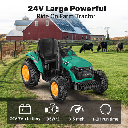 ANPABO 24V Tractor With Remote/Bluetooth-Option dump bed