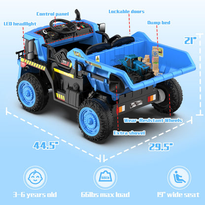 ANPABO 24V Truck Two Seater With Remote/Bluetooth