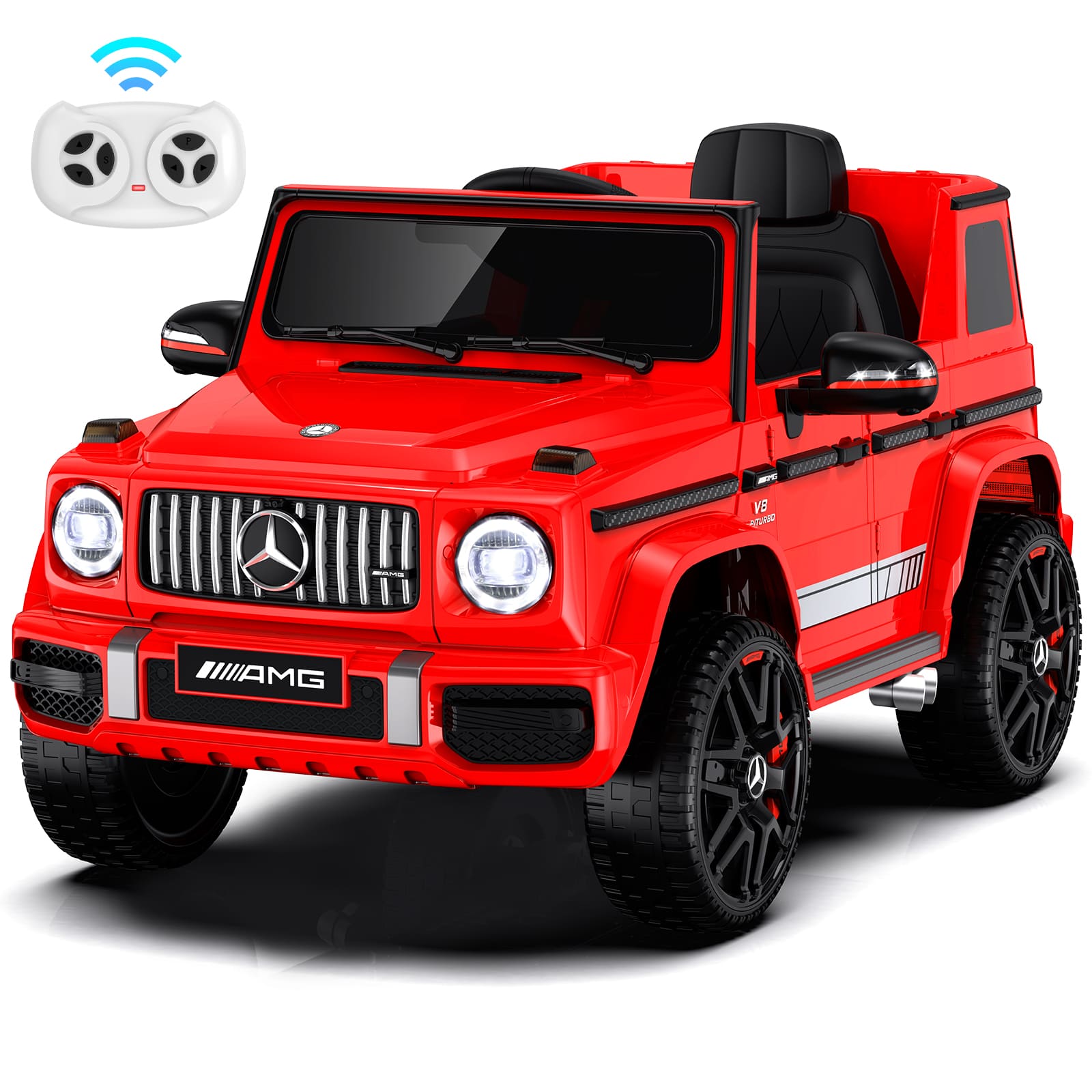 ANPABO 24V Licensed Mercedes-Benz AMG G63 With Remote/Bluetooth