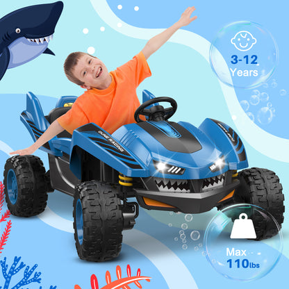 ANPABO 24 Volt 4WD UTV Two Seater With Parent Remote Control And Bluetooth Music Player 3-12+ Years Old