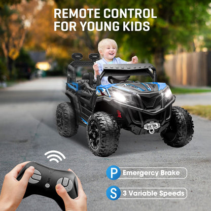 【90% NEW】ANPABO 24V UTV Two Seater With Remote/Bluetooth