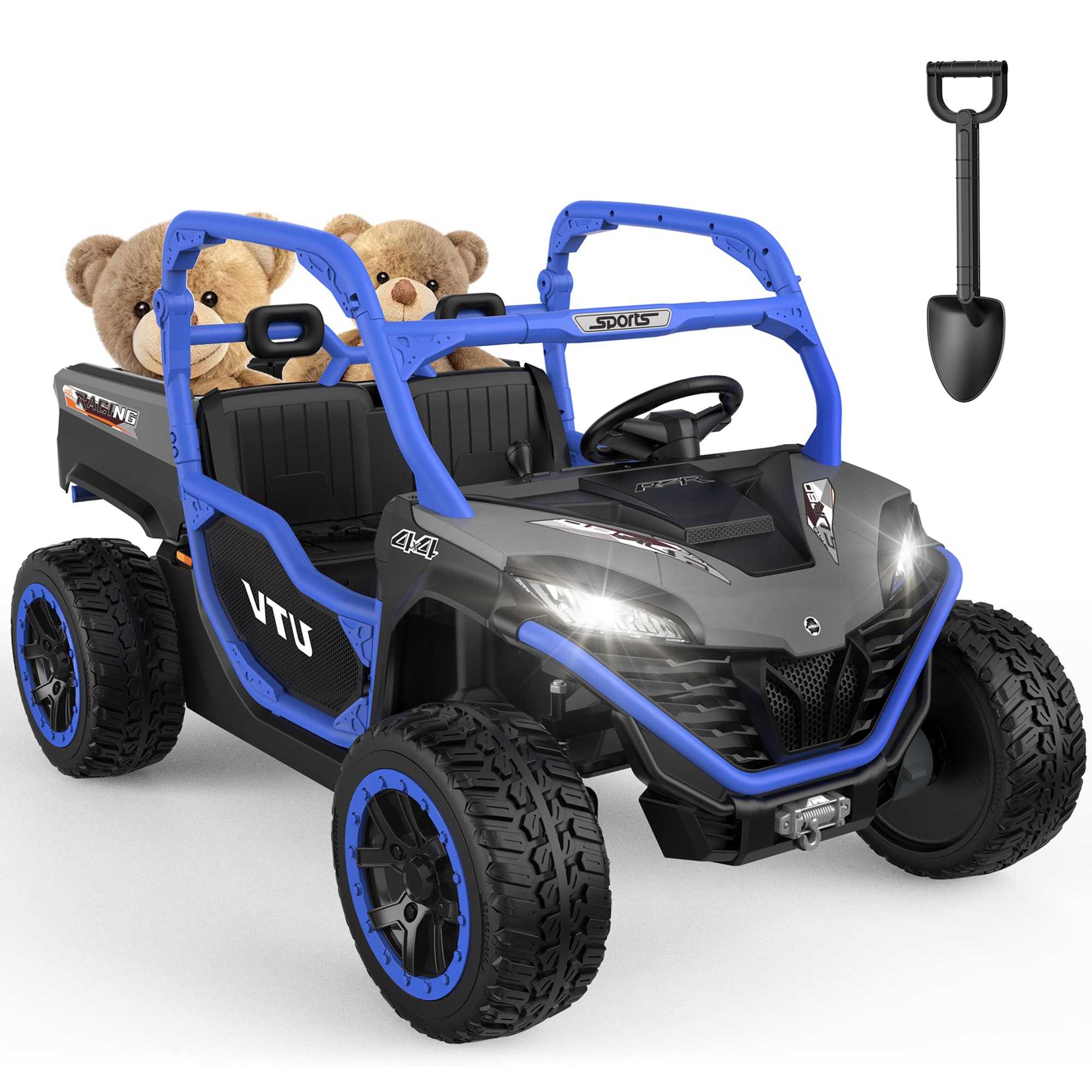 ANPABO 24V Truck Two Seater With Remote And Bluetooth