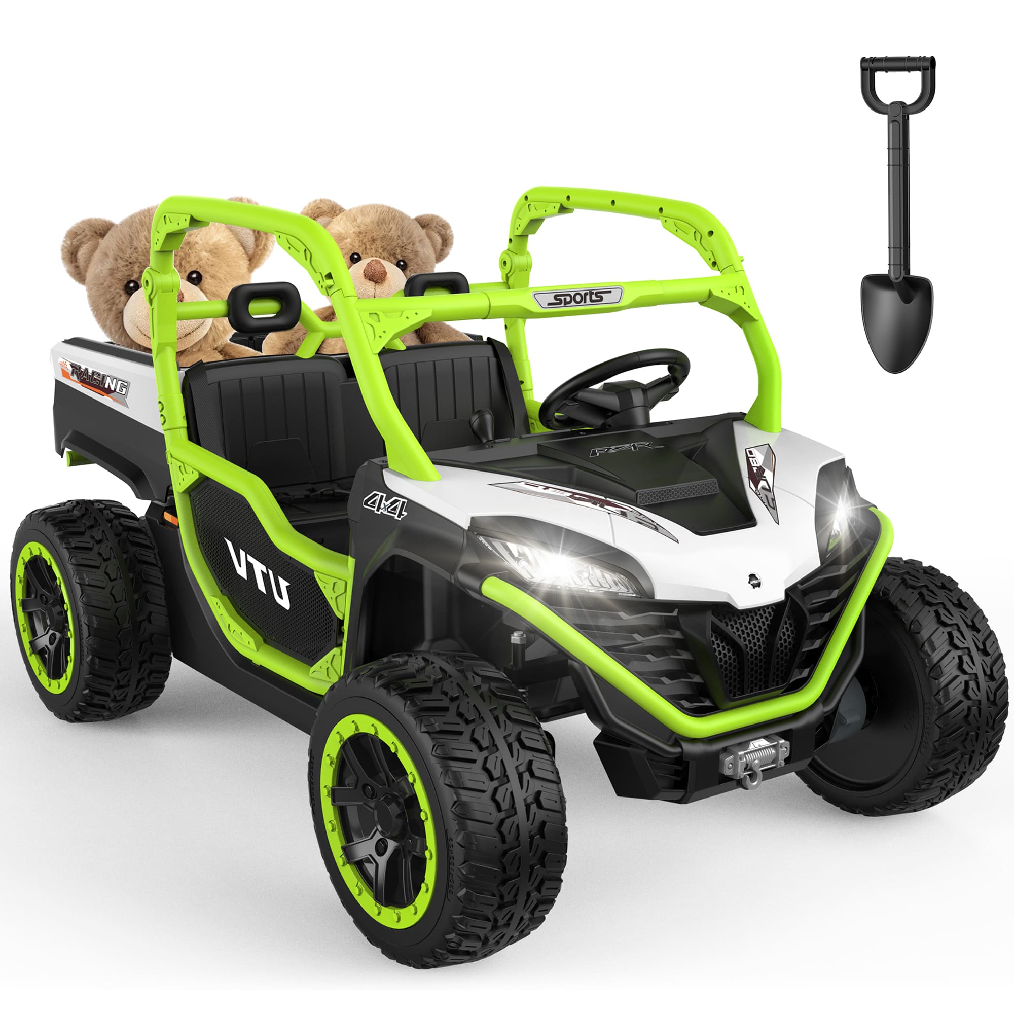 ANPABO 24V Truck Two Seater With Remote And Bluetooth