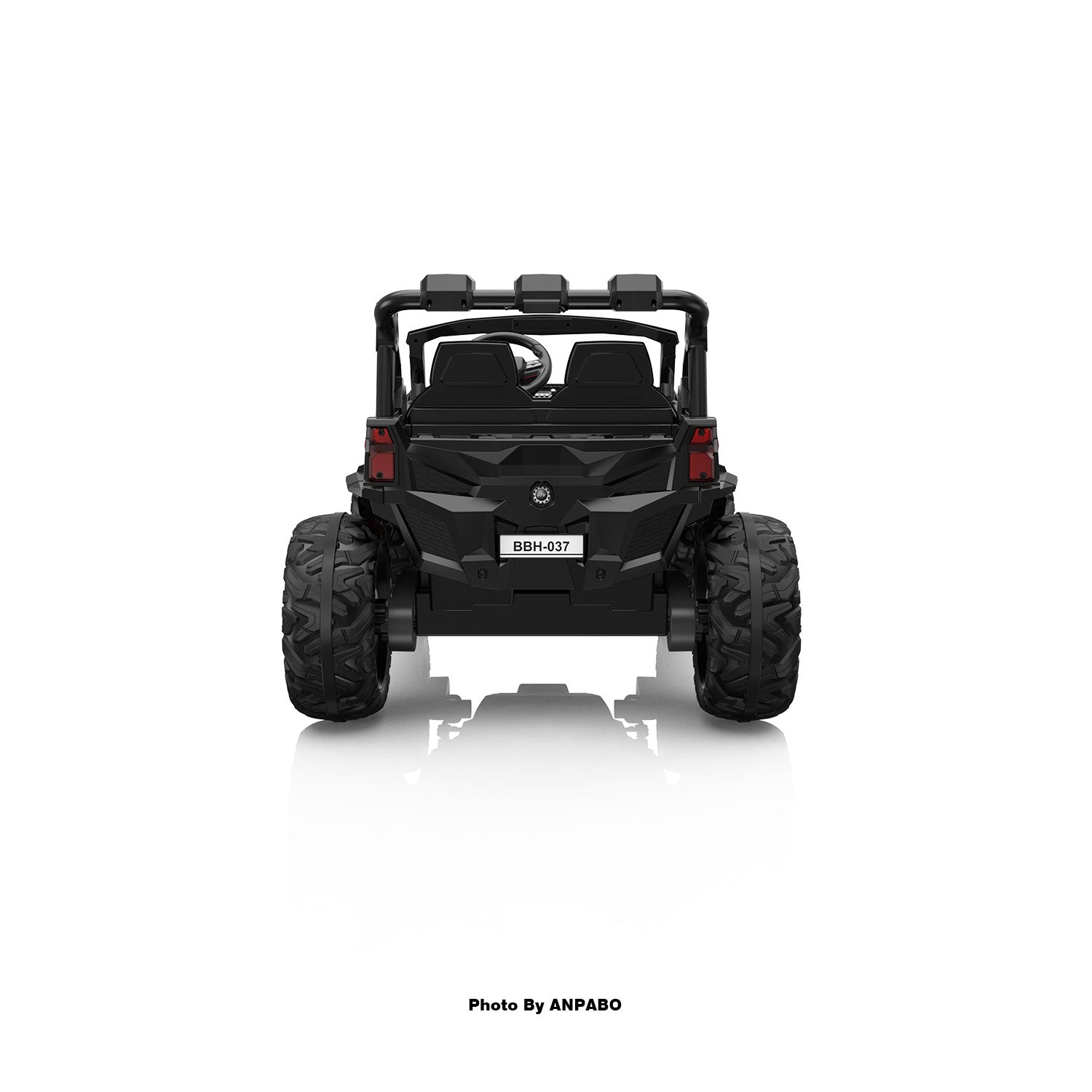 24V 4x200W 2-Seater Ride-On Truck | 4WD, EVA Tires, Remot-red